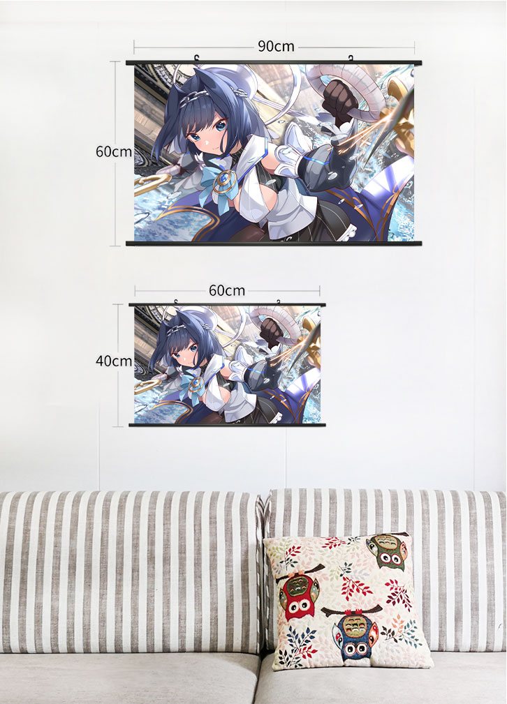 Ouro Kronii Wall Scrolls Anime Wall Scrolls
