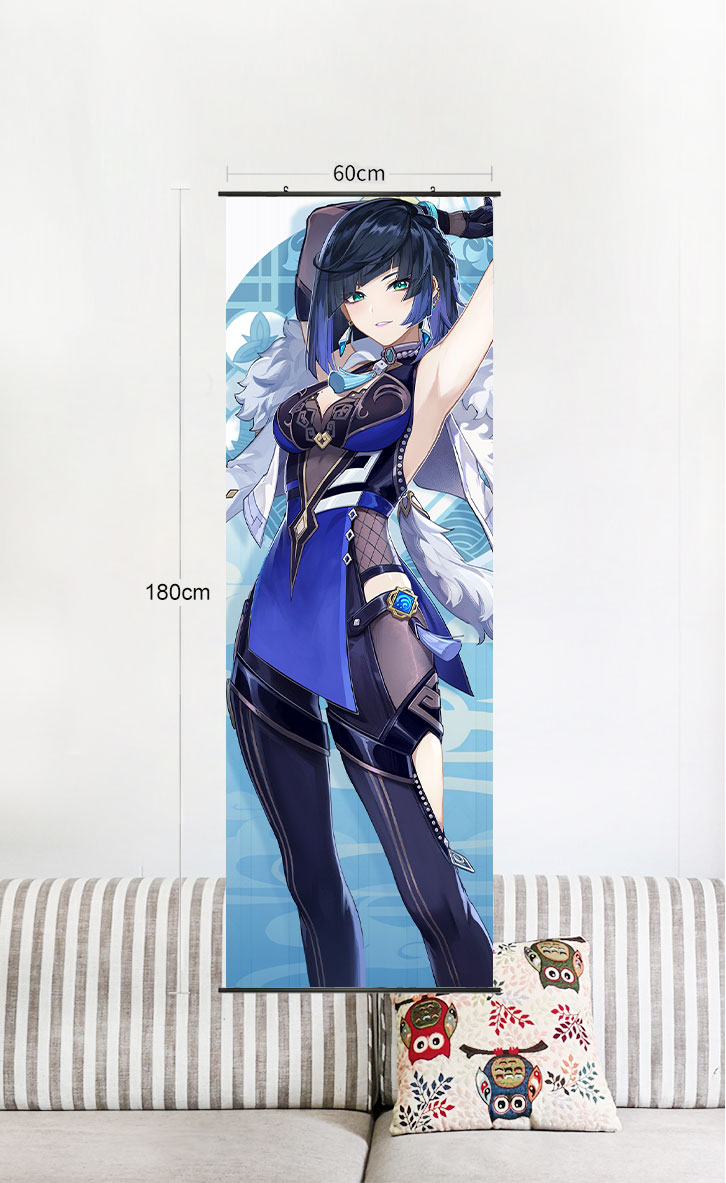 Yelan Large Wall Scrolls Anime Wall Scrolls