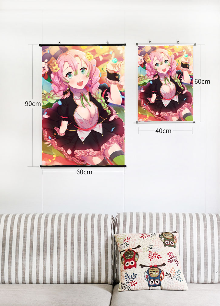 Kanroji Mitsuri Wall Scrolls Ver2 Anime Wall Scrolls