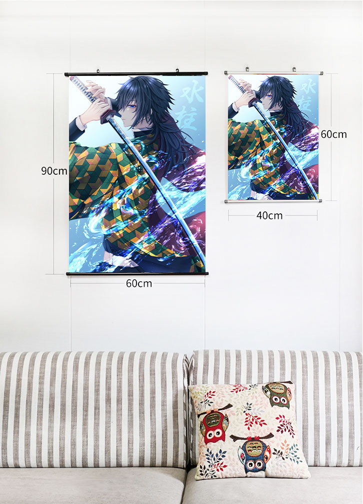 Tomioka Giyuu Wall Scrolls Ver1 Anime Wall Scrolls