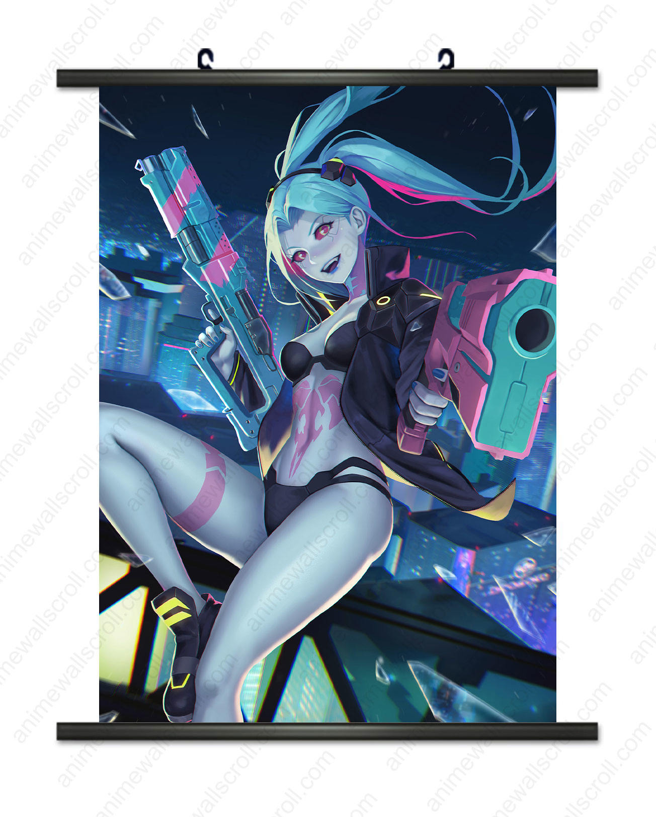 Rebecca cyberpunk Anime Art Print 