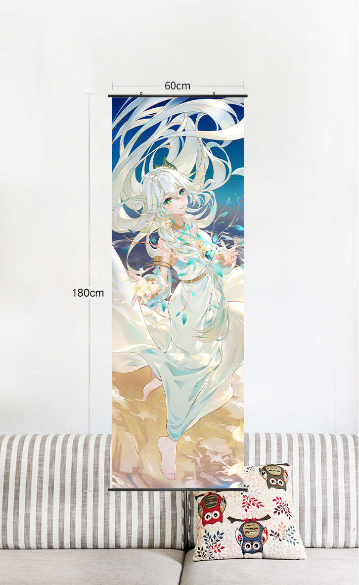 Genshin Impact Nahida Large Wall Scrolls Anime Wall Scrolls
