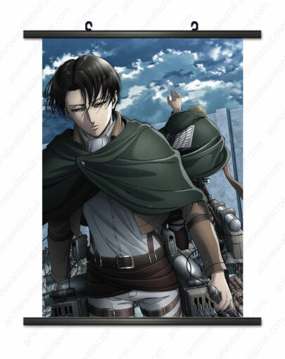 Levi Ackerman Attack On Titan Wall Scroll