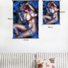 Rosaria Genshin Impact Naked Wall Scroll
